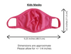 KIDS SOLID COLOR FACE MASKS