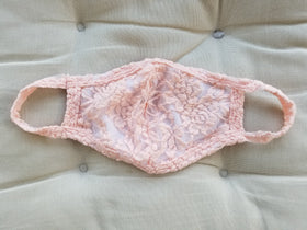 BABY PINK STRETCH LACE