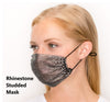 RHINESTONE STUDDED FACE MASK