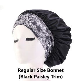 SATIN HAIR BONNET