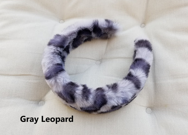 WIDE FURRY HEADBANDS