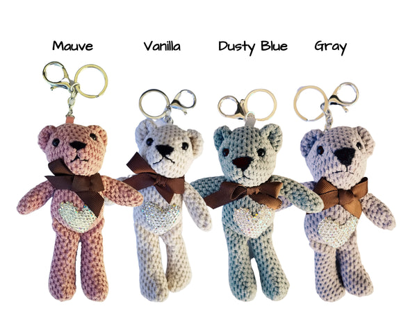 TEDDY BEAR CHARMS and KEYCHAINS