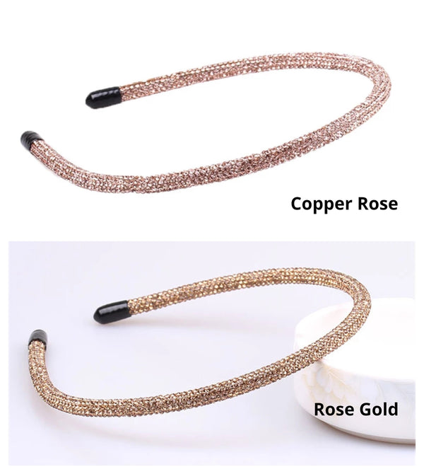 SLIM RHINESTONE HEADBANDS