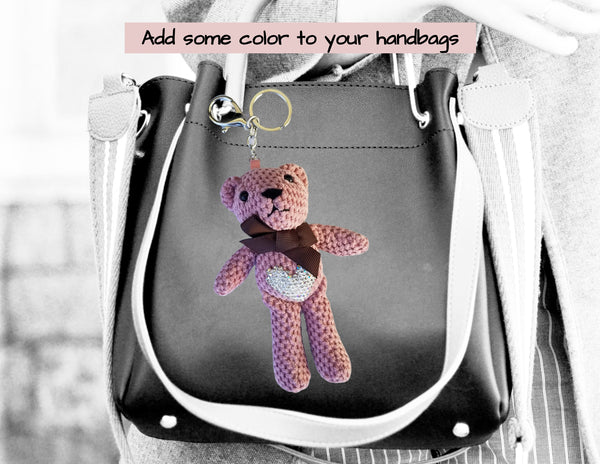 TEDDY BEAR CHARMS and KEYCHAINS