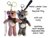 TEDDY BEAR CHARMS and KEYCHAINS