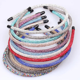 SLIM RHINESTONE HEADBANDS