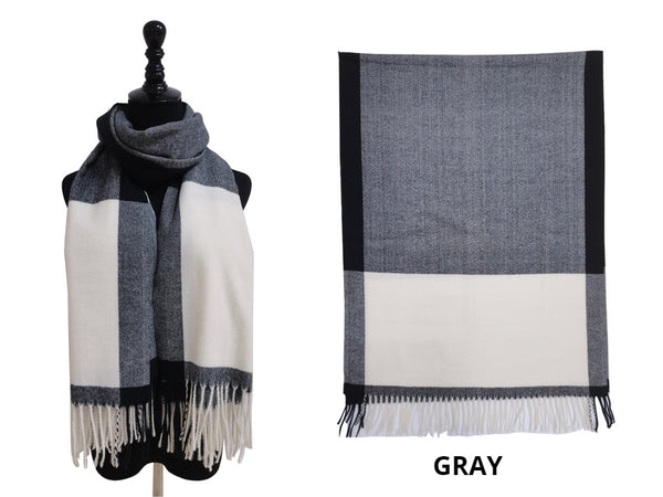 JACQUARD CASHMERE SHAWL